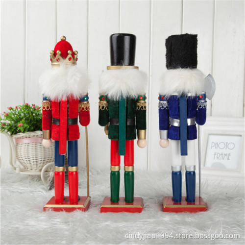 Original design Christmas promotion cheap high quality wooden nutcracker